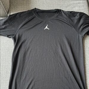 Air Jordan Men's Black Dri-Fit T-Shirt - Size M